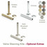 CI-OPT-SLEEVES - Georgian 4 Column Cast Iron Radiator H660mm x W877mm CI-OPT-SLEEVES - Georgian 4 Column Cast Iron Radiator H660mm x W877mm